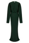 long reverse obie dress in crepe de chine
