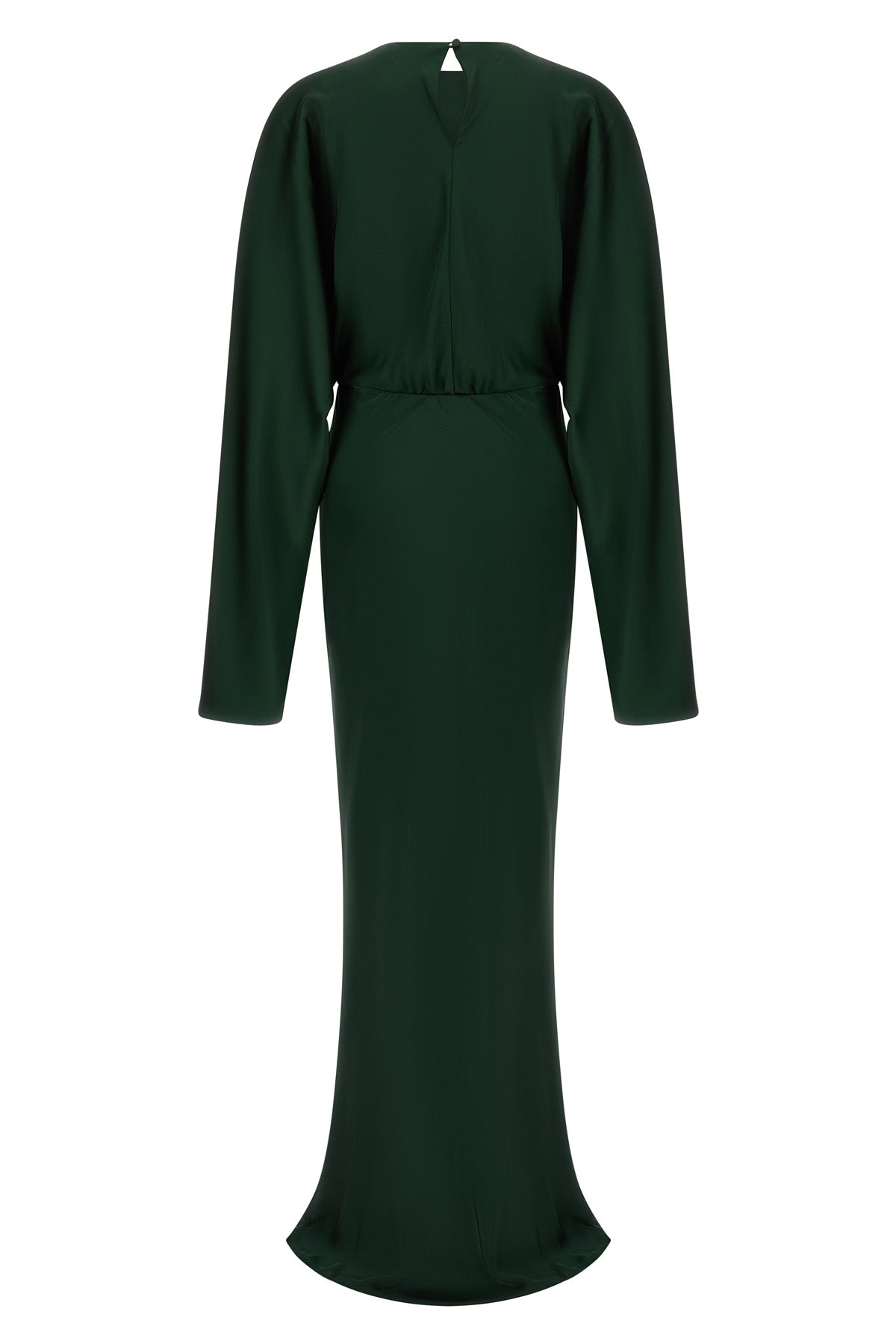 long reverse obie dress in crepe de chine