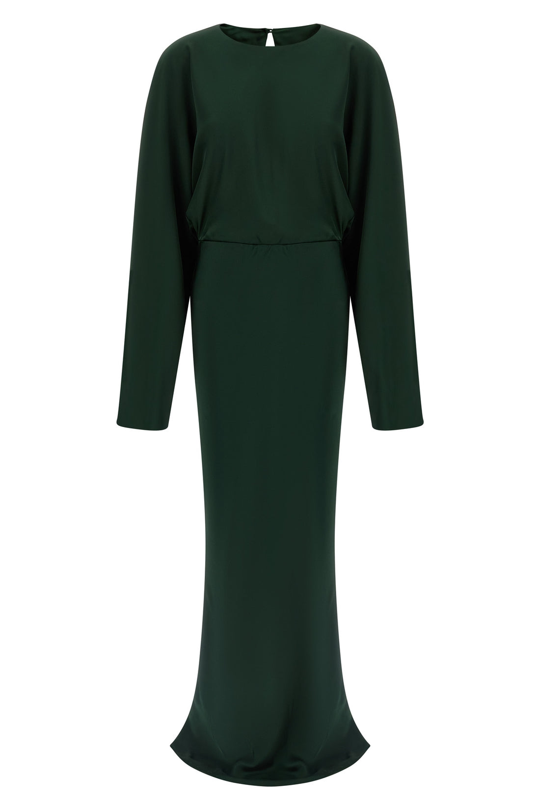 NORMA KAMALI XS long reverse obie dress in crepe de chine