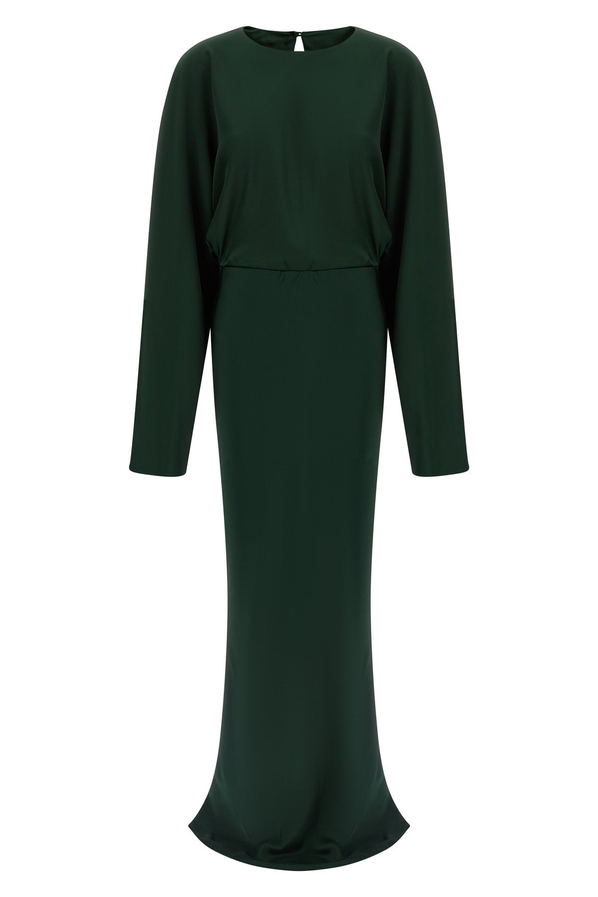 long reverse obie dress in crepe de chine