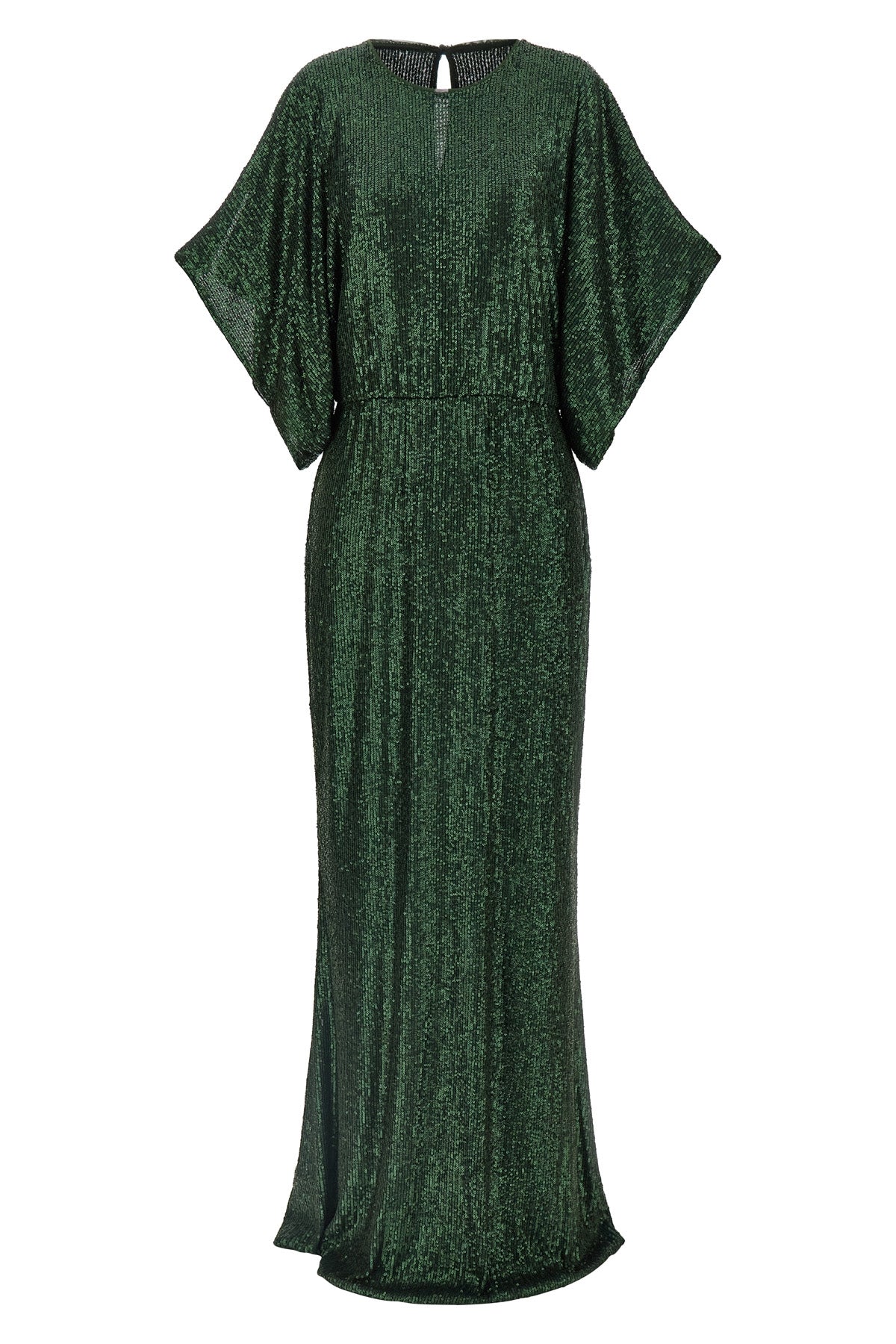long reverse obie fabric dress