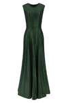 extra long grace sleeveless dress in fabric