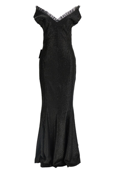 long grace fabric dress