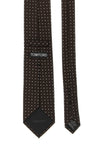 tie in fine patterned mulberry silk