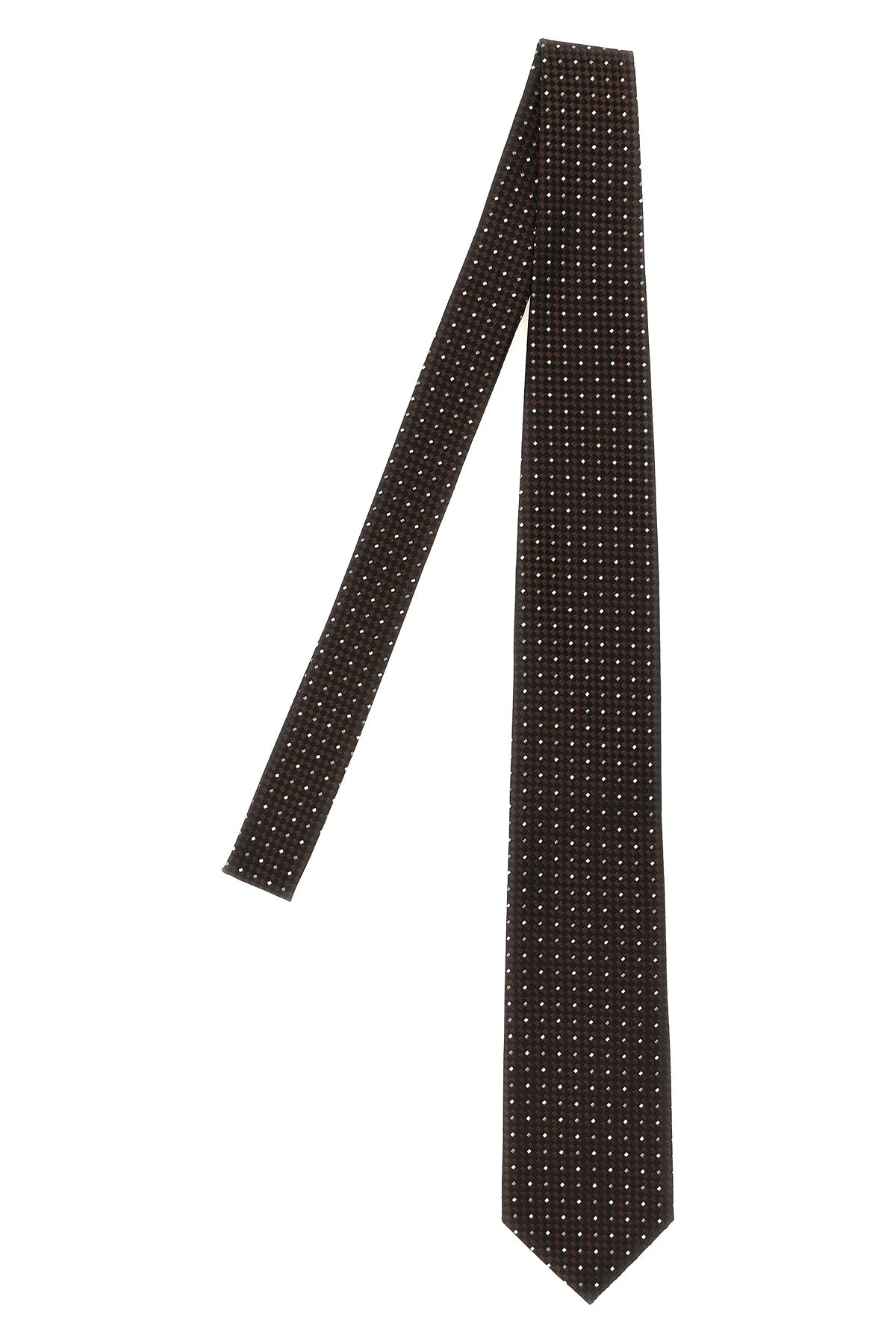 tie in fine patterned mulberry silk