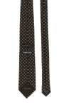 tie in fine patterned mulberry silk