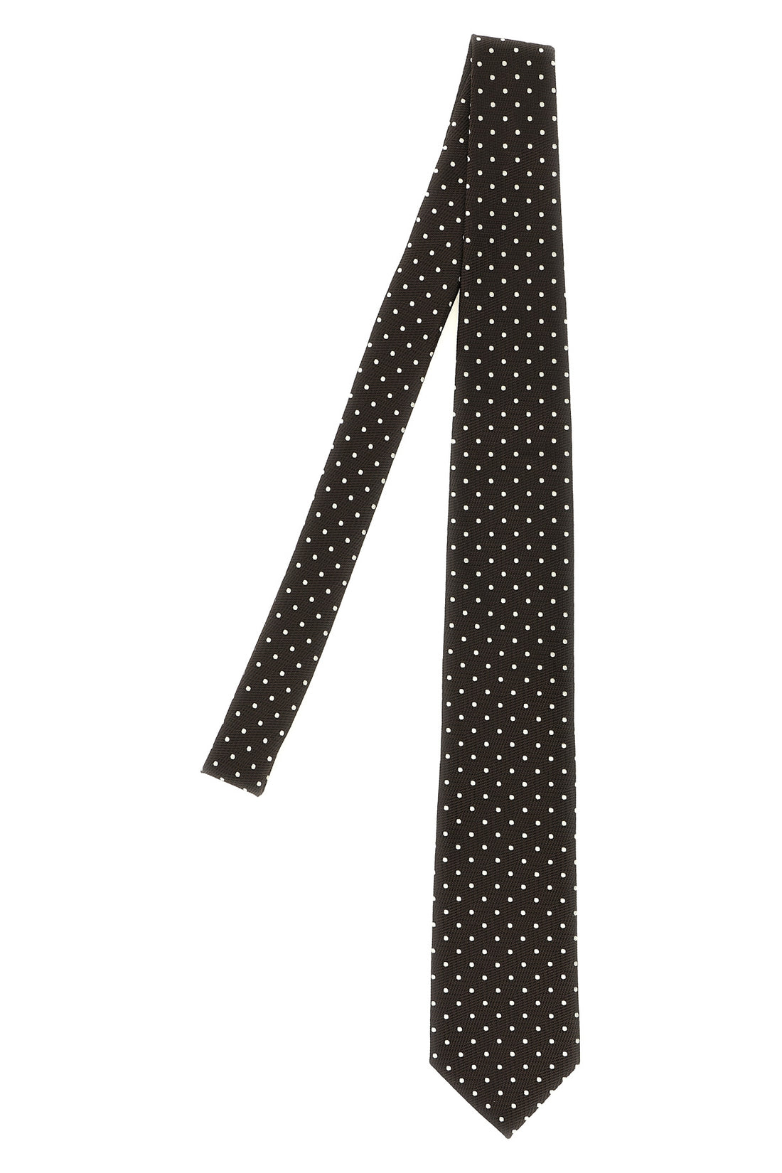 TOM FORD OS tie in fine patterned mulberry silk