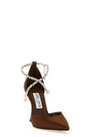 stevie satin pointed pumps