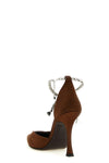 stevie satin pointed pumps