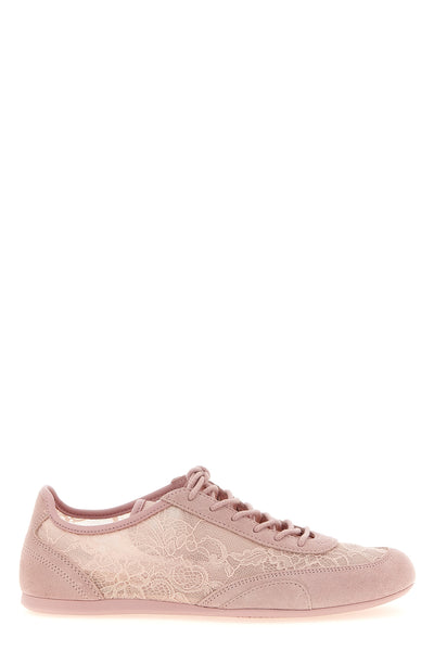 sunny sneakers in floral lace
