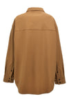 andrea wool blend shirt