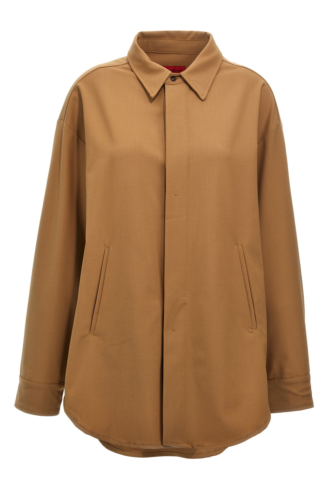 THE LATEST L andrea wool blend shirt