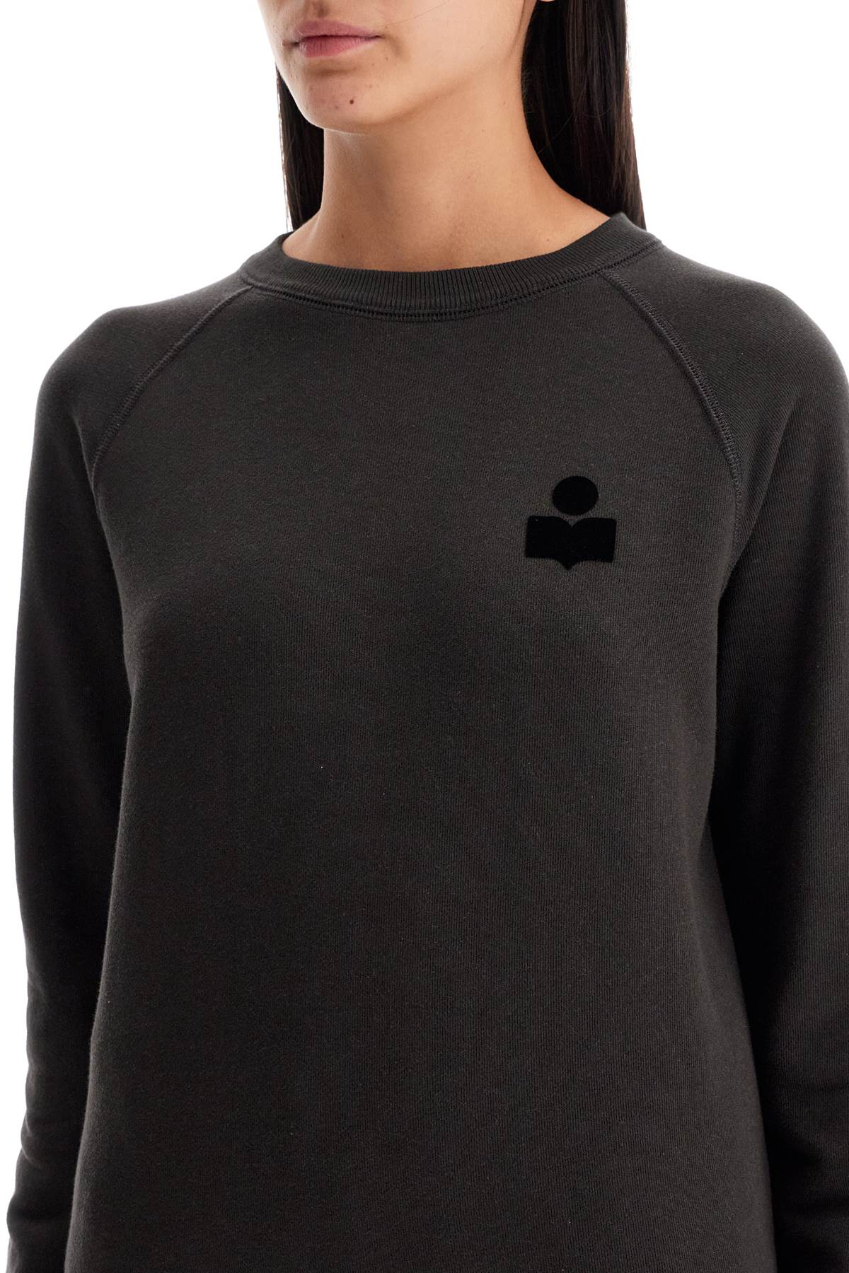 milla cotton sweatshirt with round neck