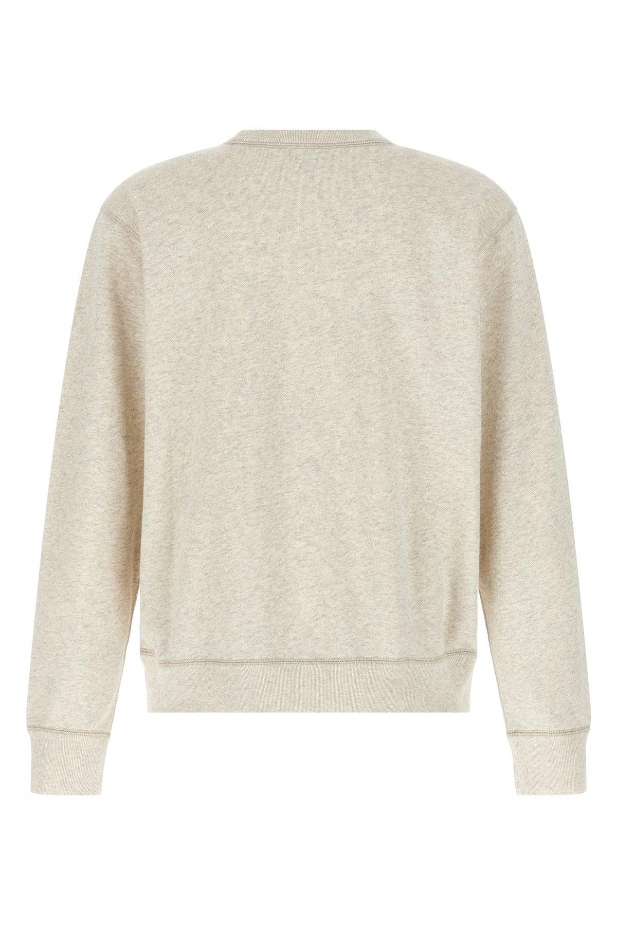 mikoy sweatshirt in melange brushed cotton jersey