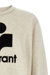 mikoy sweatshirt in melange brushed cotton jersey