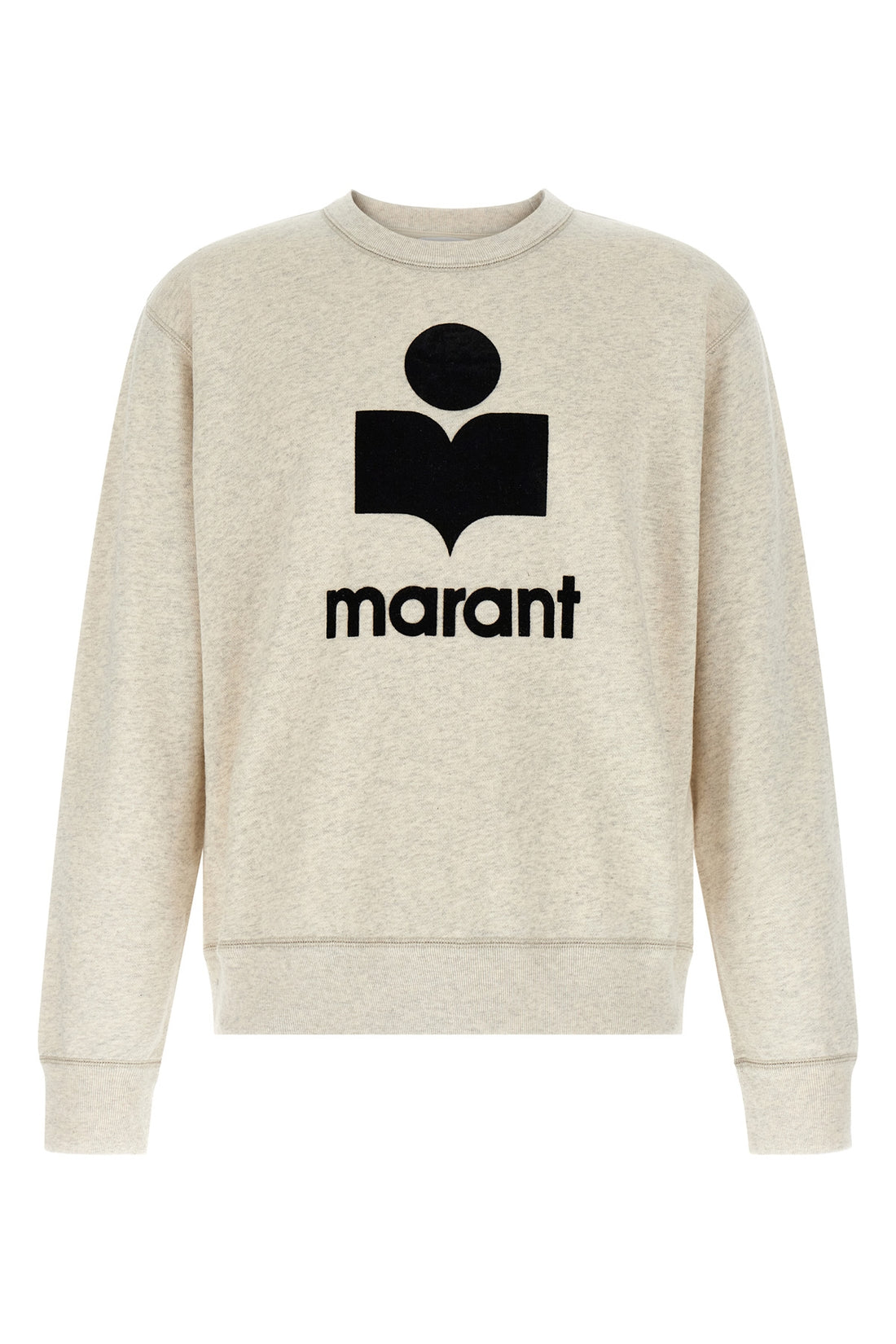 MARANT XL mikoy sweatshirt in melange brushed cotton jersey