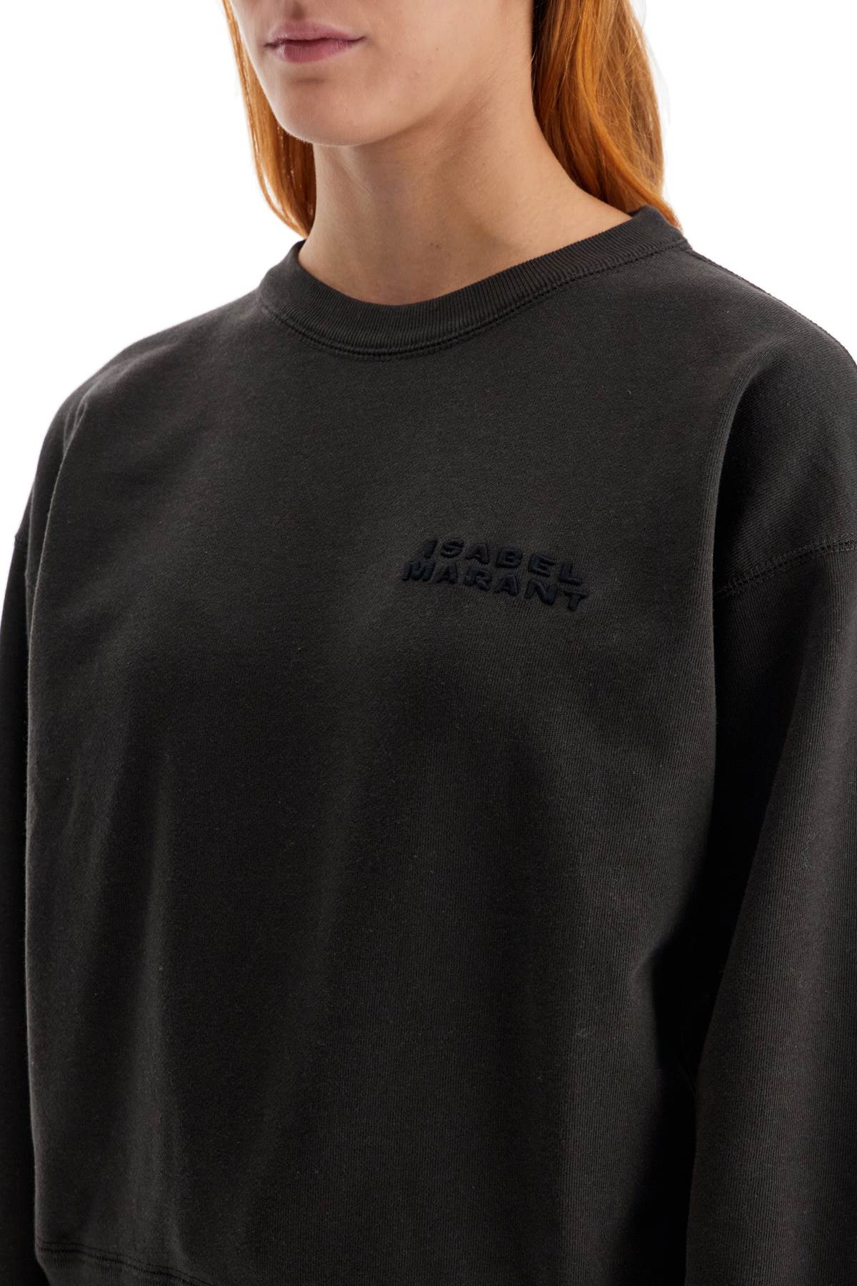 shad sweatshirt with logo embroidery