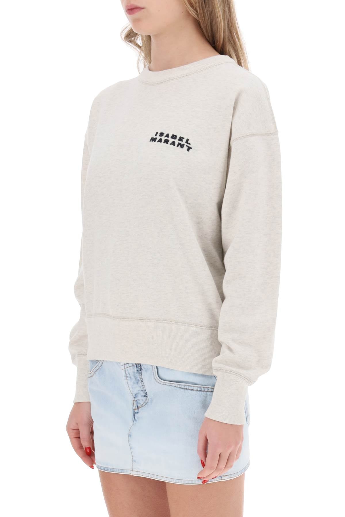 shad sweatshirt with logo embroidery