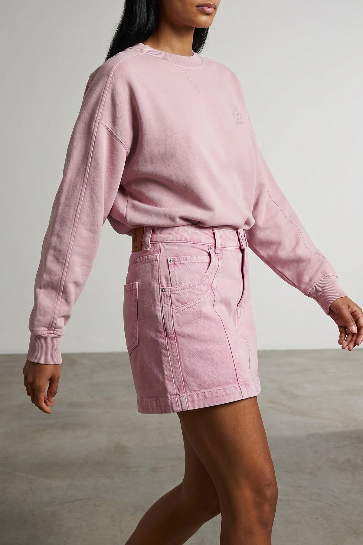 sunny fleece cotton sweatshirt