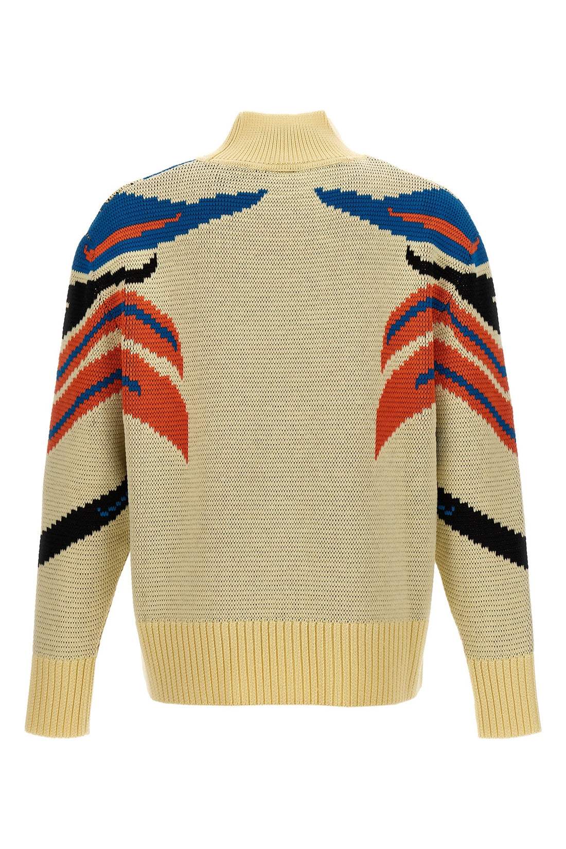 BLUEMARBLE L jacquard wool sweater