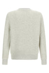 sweatshirt in mélange brushed cotton