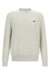 sweatshirt in mélange brushed cotton