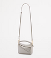 Puzzle Edge Mini Braided Handle Shoulder Bag