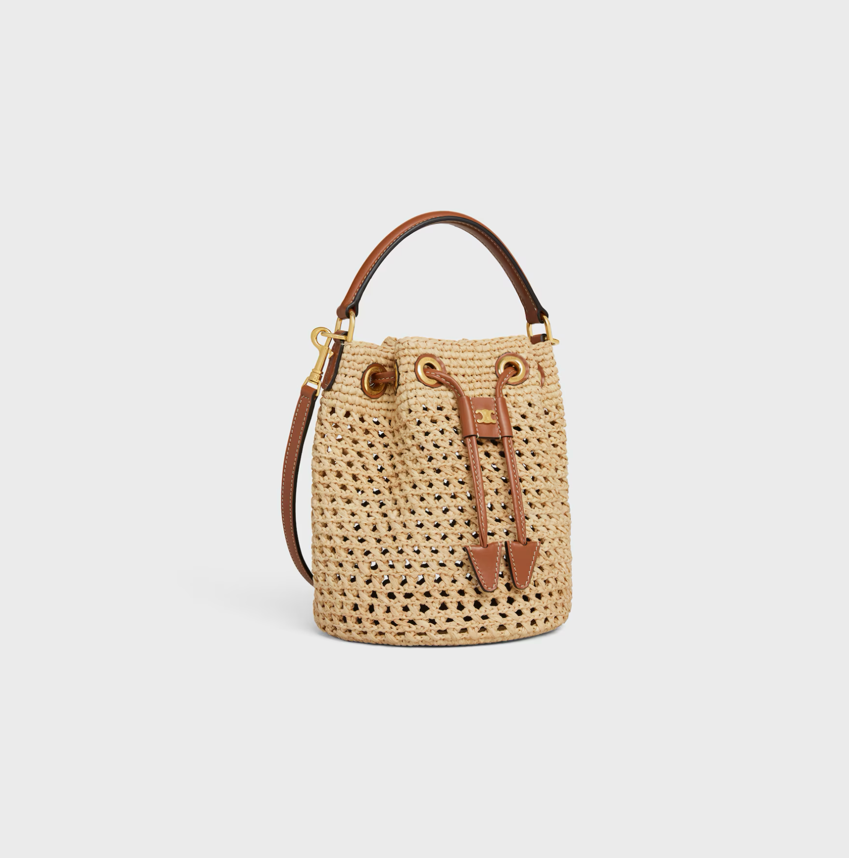 Teen Clara Raffia Bucket Bag