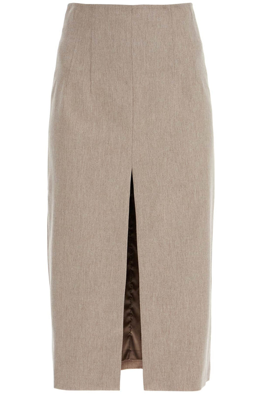 pencil skirt with slit