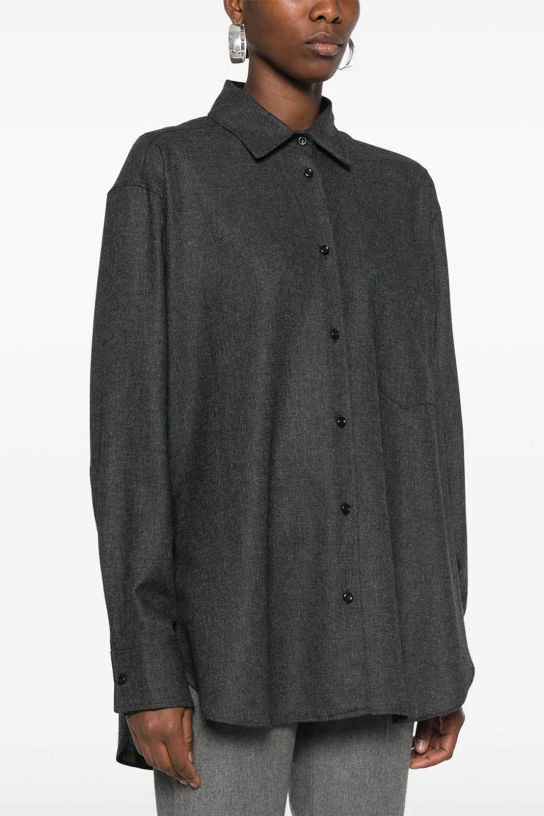 THE ANDAMANE 38 new georgiana wool blend shirt