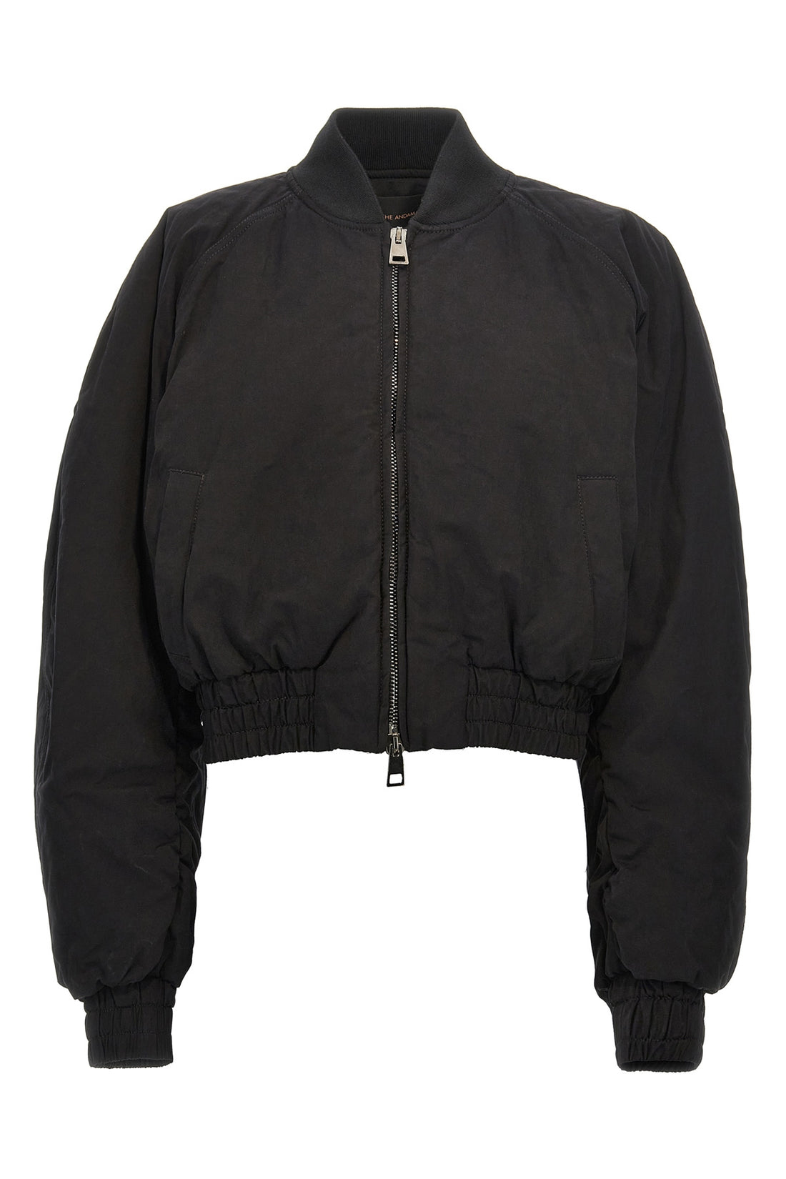 THE ANDAMANE 40 sierra cropped bomber jacket in padded cotton blend