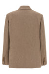 pixie double-breasted blazer in viscose blend