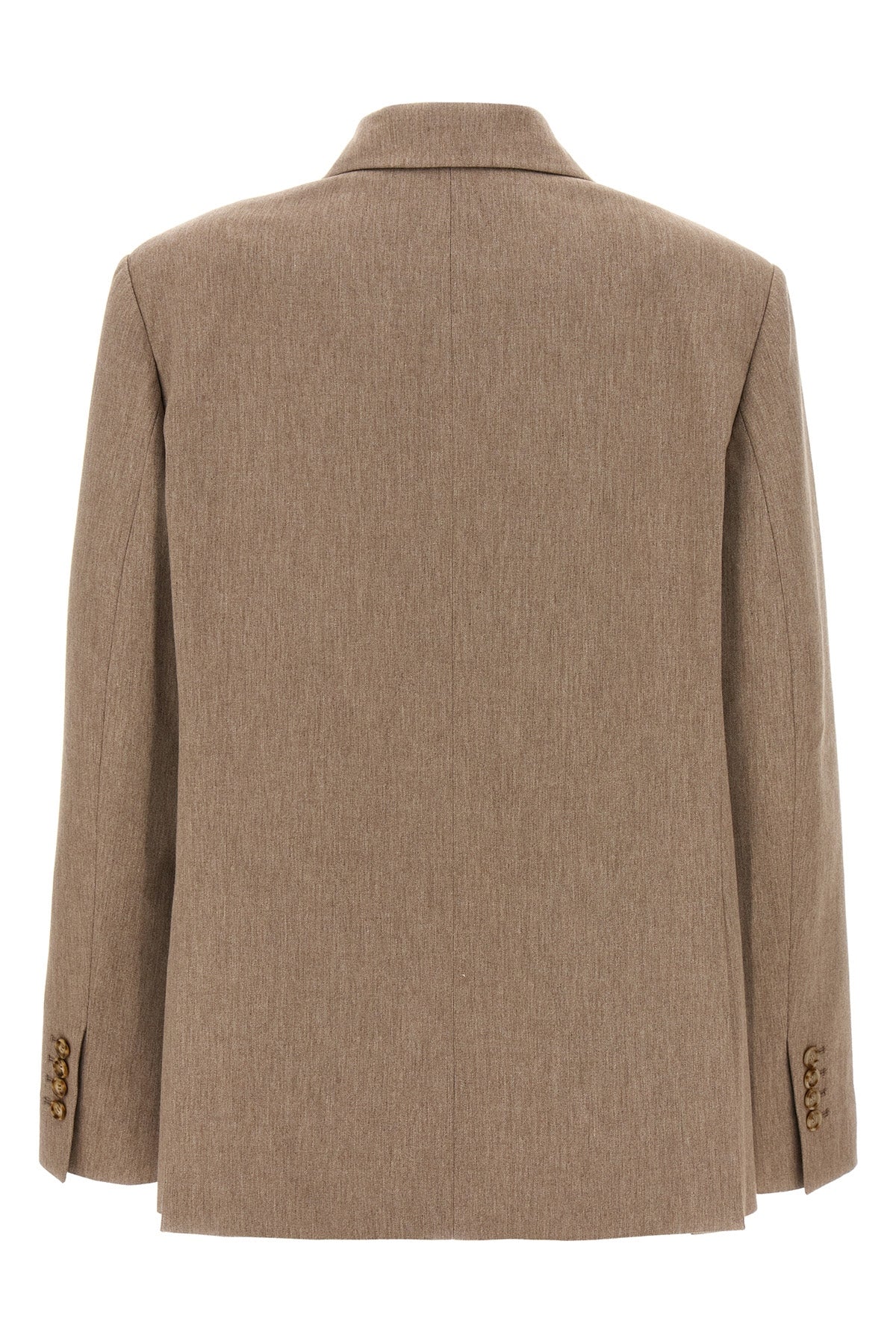 pixie double-breasted blazer in viscose blend
