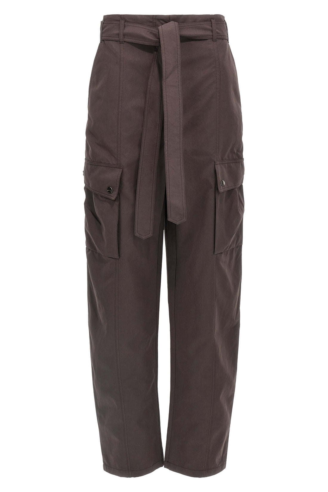 THE ANDAMANE 38 xandra trousers in suede effect fabric