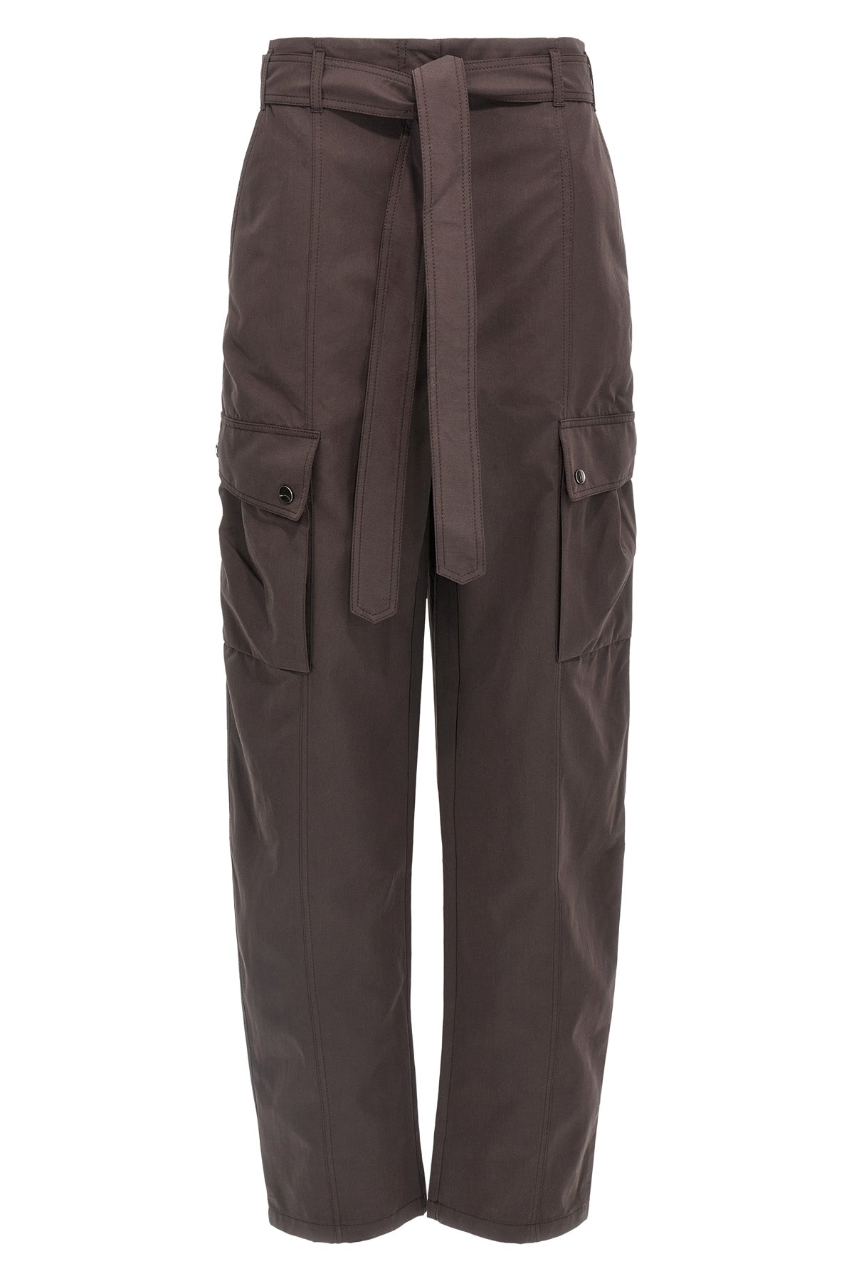 xandra trousers in suede effect fabric