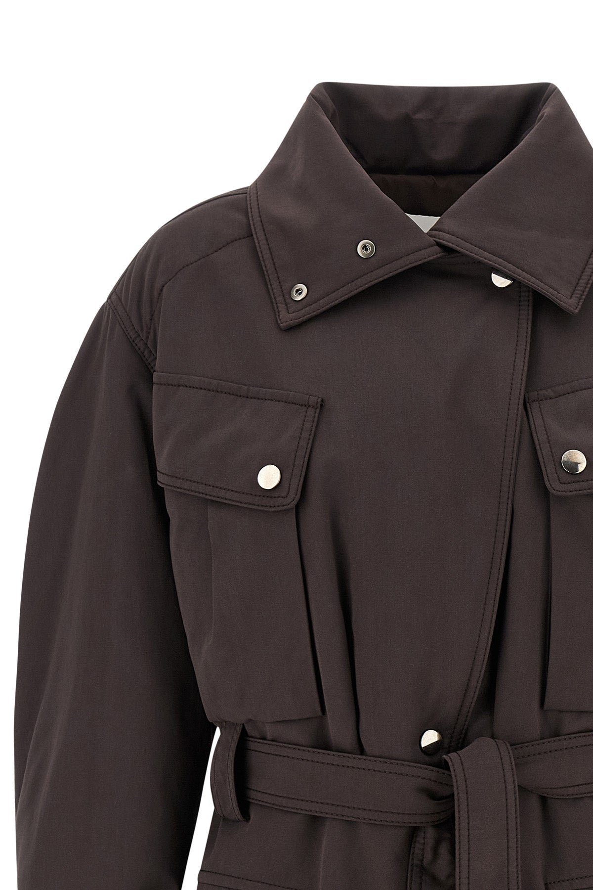 xandra jacket jacket in suede effect fabric