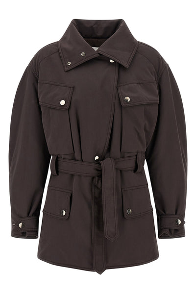 xandra jacket jacket in suede effect fabric