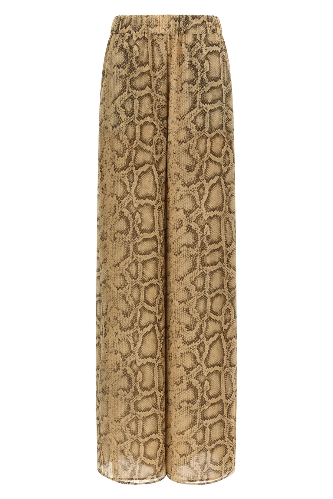 THE ANDAMANE 40 lena pants in natural python print georgette