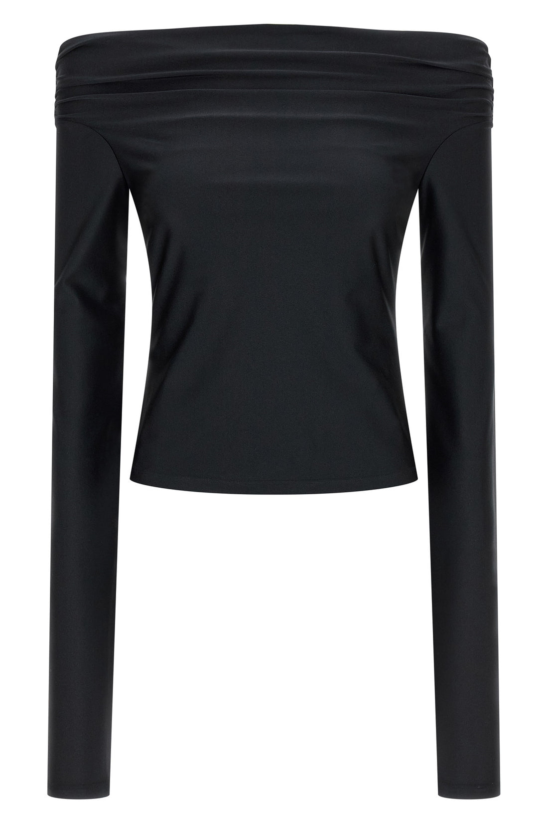 THE ANDAMANE L wallis shiny lycra top