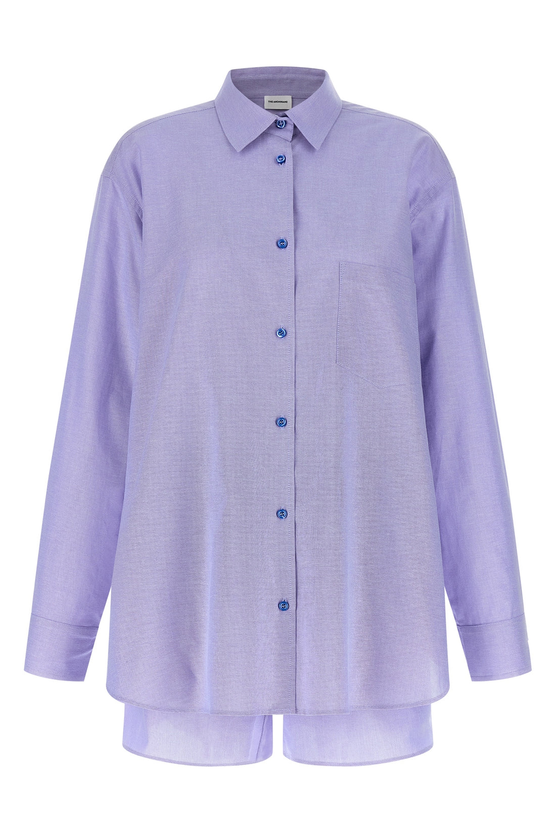 THE ANDAMANE M solid oxford cotton georgiana set suit