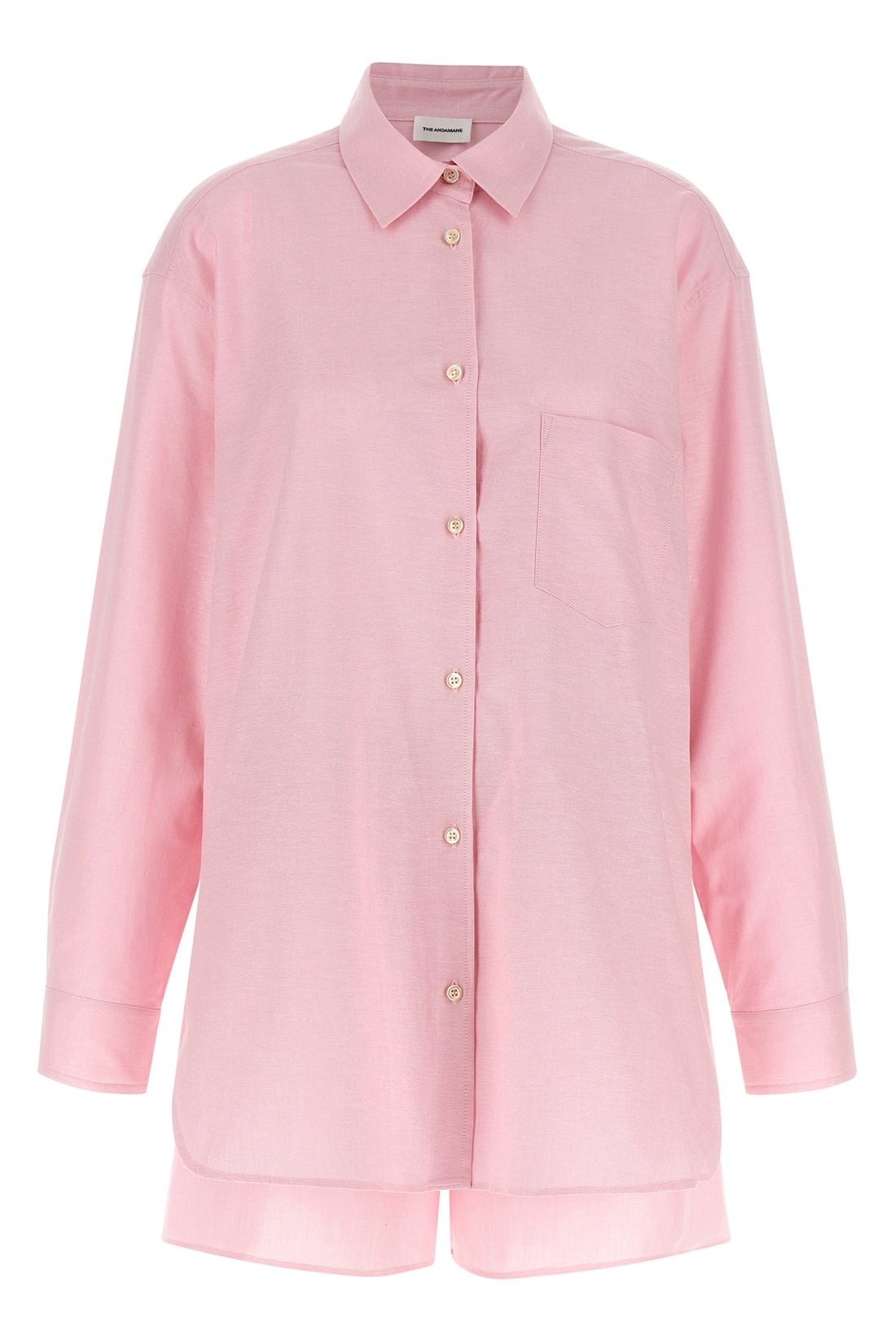 THE ANDAMANE M solid oxford cotton georgiana set suit