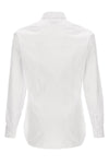 stretch cotton blend poplin shirt