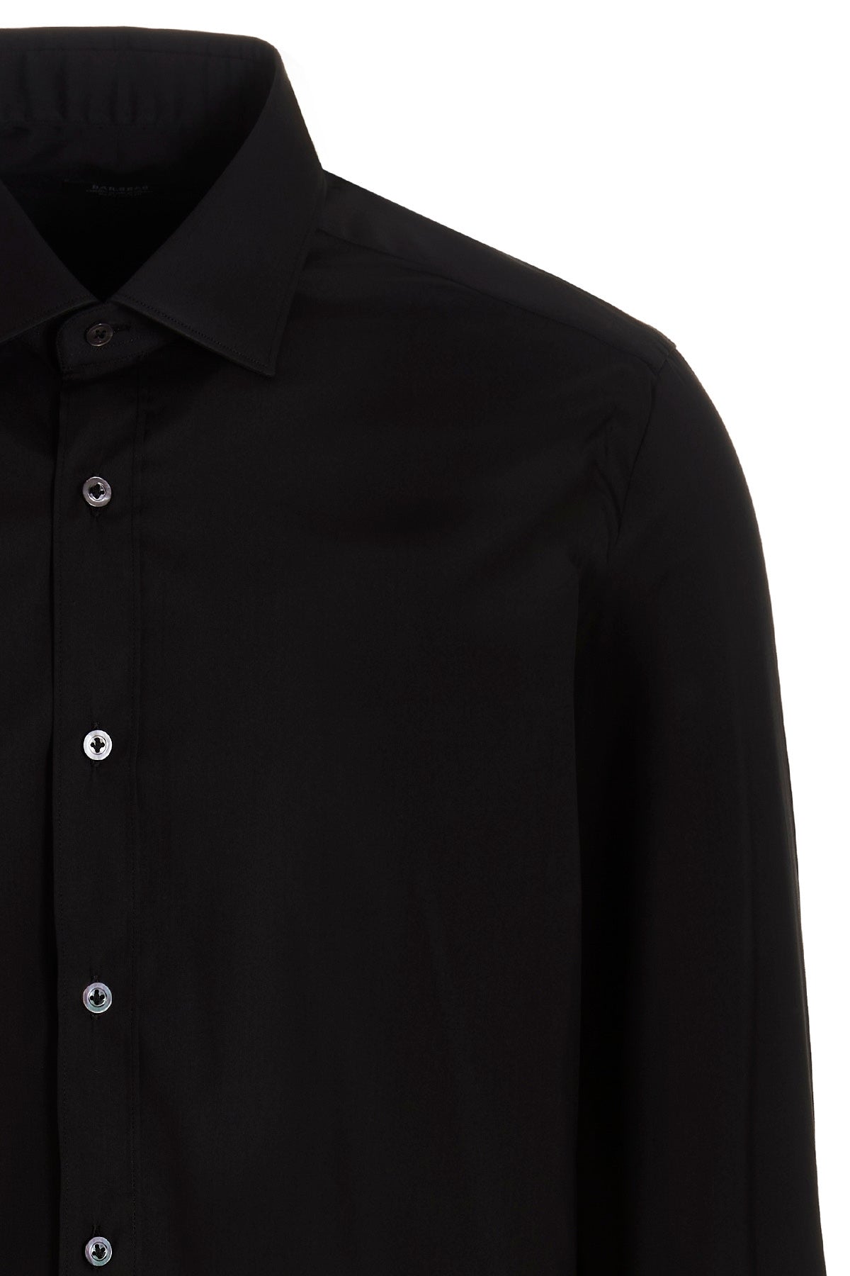 cotton blend poplin shirt