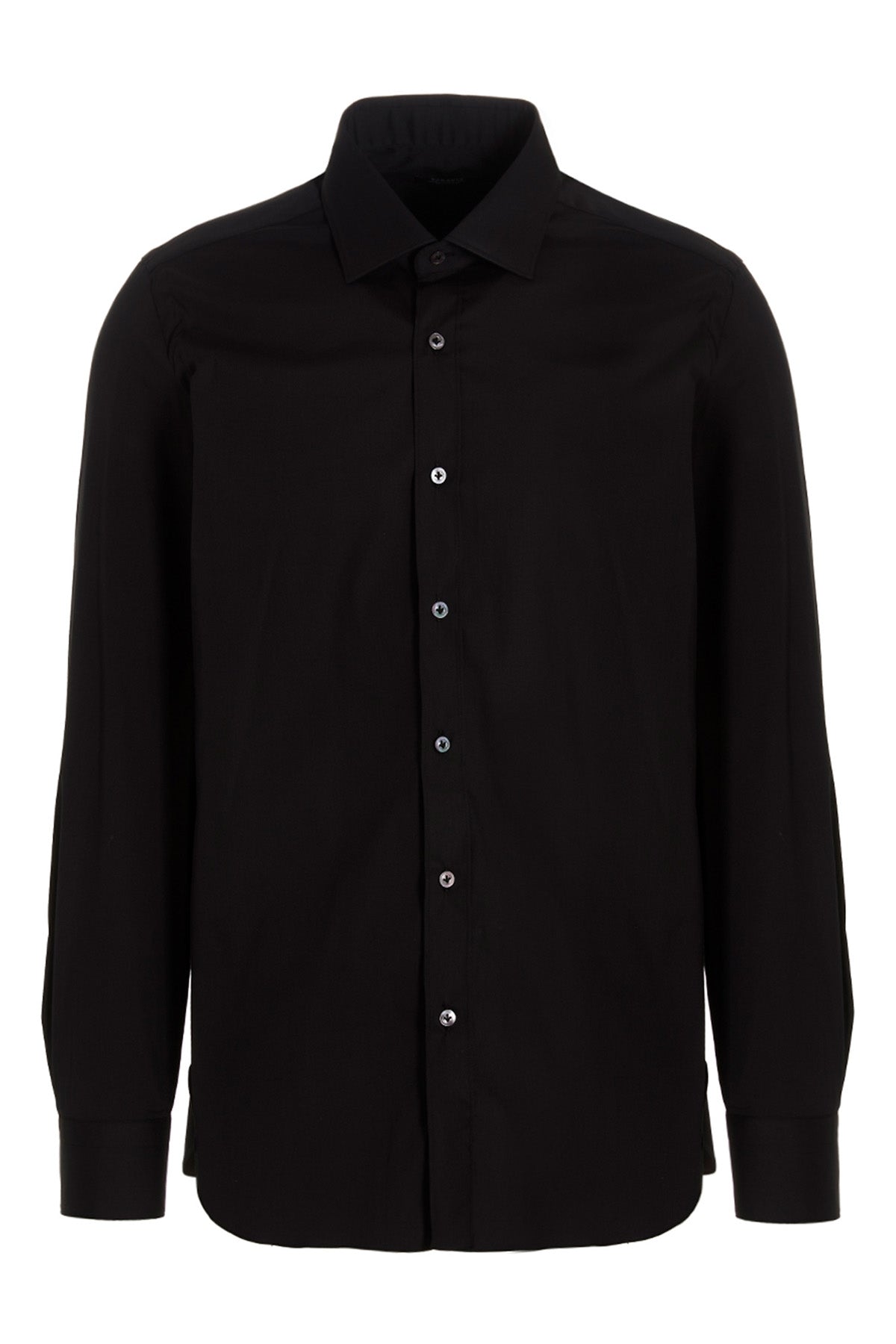 cotton blend poplin shirt