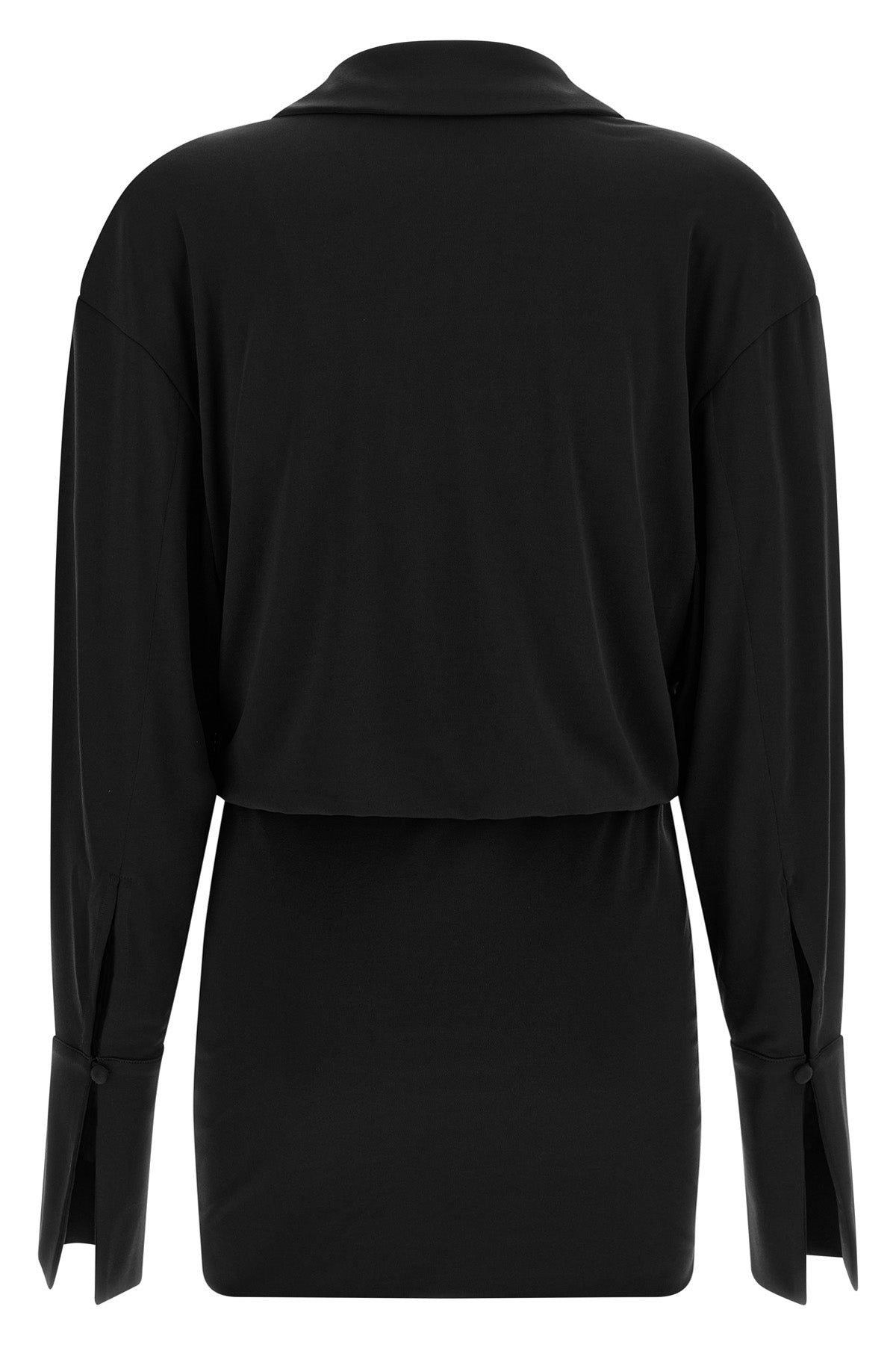 the the andamane lilia mini dress redefines volumes through a play of sartoria