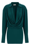 the andamane lilia mini dress defines a bold silhouette through a play of cont