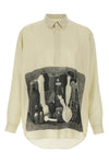 morandi silk shirt