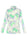 long-sleeved top in mesh with floral pattern