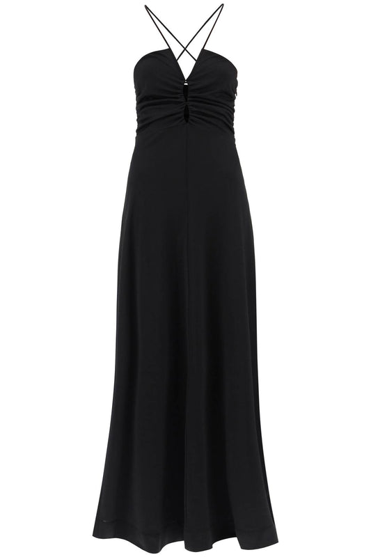 crepe jersey maxi dress