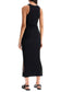 'ribbed jersey midi dress with nine